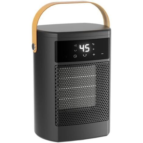 Tragbare und leise elektrische Heizung, 1500W PTC, 3 Heizmodi, Überhitzungs- und Kippschutz, 70° oszillierend, für den Einsatz zu Hause oder im Büro. (1/5)