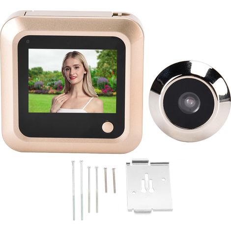 Spioncino digitale Entail, video HD da 2,4 pollici, cablaggio dorato per uso domestico (1/5)