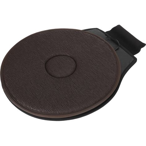 Coussin de voiture rond et rotatif à 360° portable, tapis de protection antidérapant pour femmes enceintes et personnes âgées (1/5)