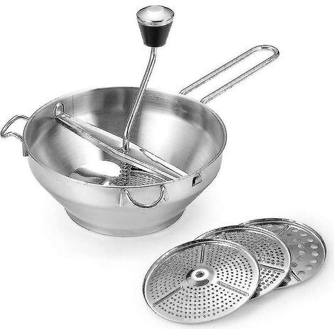 Vegetable Mill Stainless Steel Tomato Press Food Grinder Potato Masher (1/5)