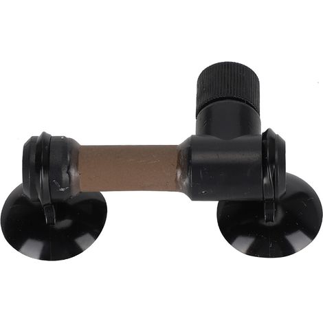 Difusor de CO2 cerámico de precisión para acuarios, negro, plástico + cerámica, tamaños S/L (1/5)