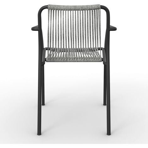 Mömax Gartensessel-Set 2-er Hellgrau aus Textil/Metall (1/5)