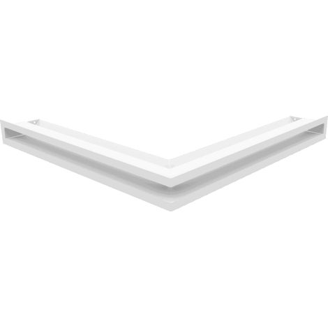Eck-Lüftungsgitter LUFT 56x56x6 weiß (1/5)