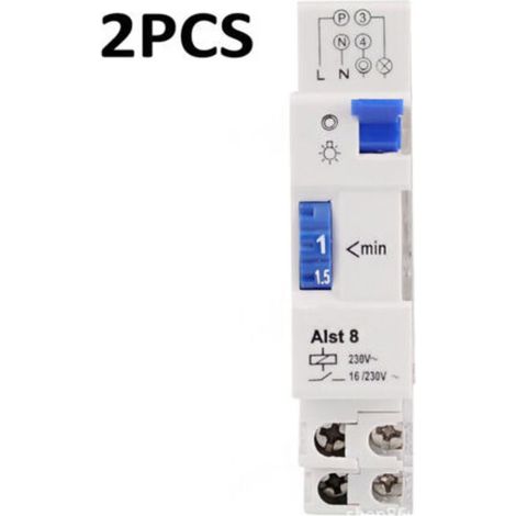 Set of 2 Staircase timers - electromechanical - 4 conductors - French version (1/5)