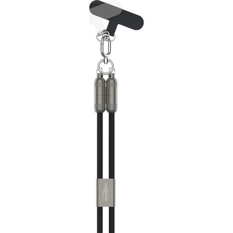 ANSMANN Chaîne pour téléphone portable universelle, lanyard câble USB C (1/5)