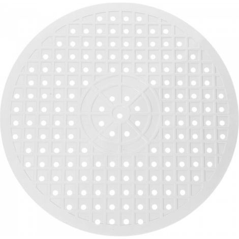 Tapis d'évier de cuisine rond en caoutchouc, tapis de drainage central, tapis de séchage de la vaisselle pour la maison (1/5)