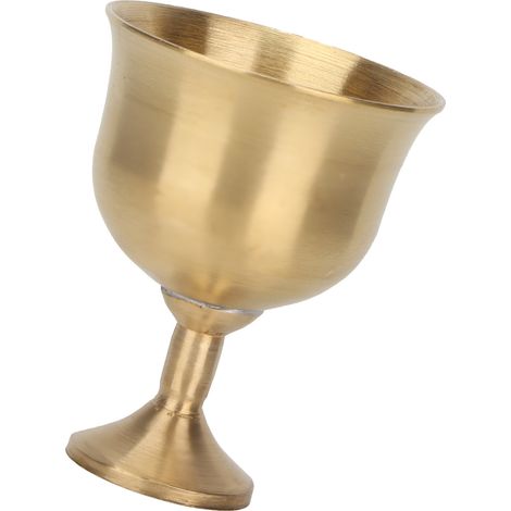 Verre à vin en laiton, élégance raffinée, objet de collection, cadeau (1/5)