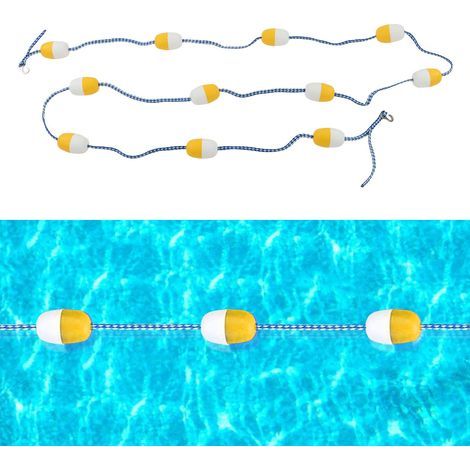 Ligne séparation nage piscine 5m flotteurs 7cm solide (1/5)