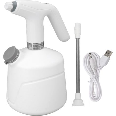 Flacon pulvérisateur électrique – blanc – mini silencieux – nettoyage voiture maison