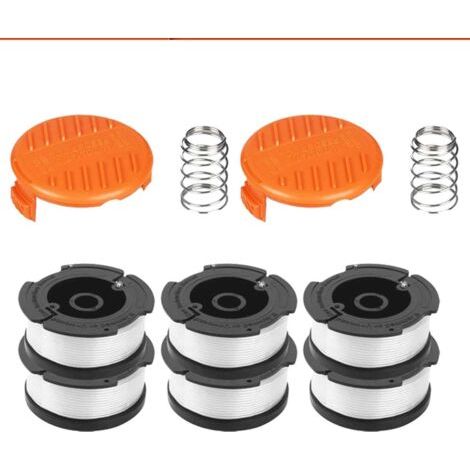 Carrete de repuesto BLACK+DECKER AF-100-3ZP para cortacésped, juego de 6+2+2 carretes (1/5)