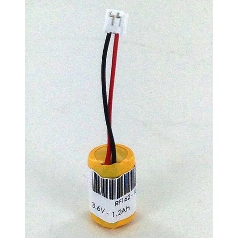Pile 3.6V 1.2Ah lithium pour enregistreur de température Ajpl RF162