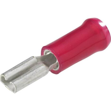 Cosse clip 6.3 mm x 0.8 mm TE Connectivity PIDG-FASTON 9-160313-5 180 ° partiellement isolé bleu 1 pc(s) C76473 (1/2)
