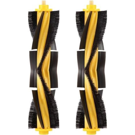 (2 pieces) Main brush replacement parts for Ecovacs DEEBOT OZMO 920 950 T8 AIVI Max T9 T5 N5 N7 N8+ N8 Pro DX55 DX93 DJ65 robotic vacuum cleaners (1/4)