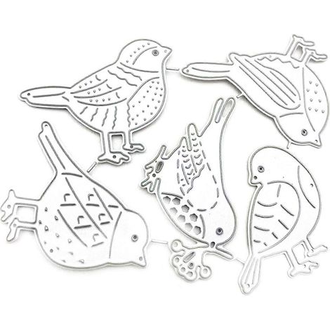 Metall-Stanzformen mit Vögeln – Schablone für DIY-Scrapbooking-Alben, Papierkarten, Prägeformen und Bastelarbeiten