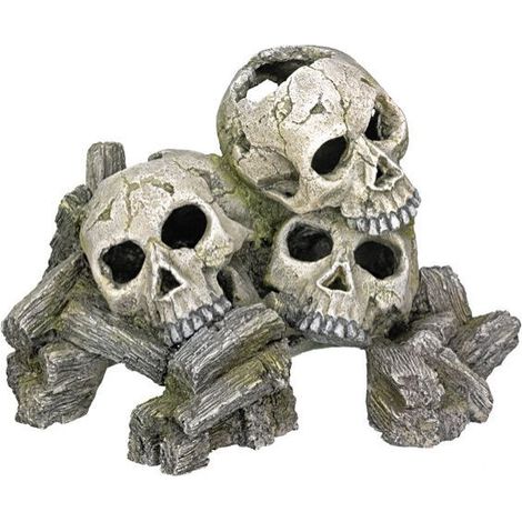 Nobby Aqua Ornaments TOTENKÖPFE 23 x 16 x 14,5 cm Aquarium-Zubehör
