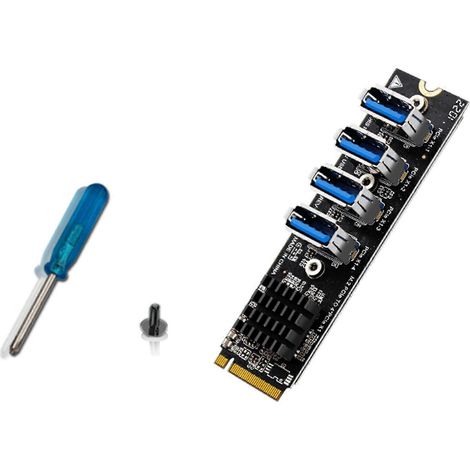 für M.2 für M für Key zu 4 PCIE X1 Solid State Erweiterungskarte für 2230-2280