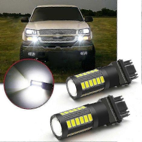 Ampoule LED blanche 3157 pour feux de jour (DRL) pour Chevy Silverado 1500 2000-2007 (1/5)