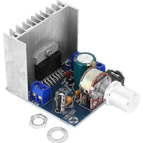 TDA7297 15W B-Type 2-Kanal Digitalverstärkermodul, Platine mit Leistungspotentiometer, DIY-Stereoanlage (1/4)