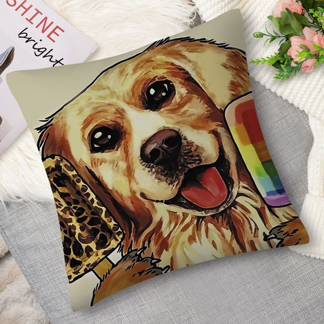 Coussin décoratif compagnons fidèles (1/5)