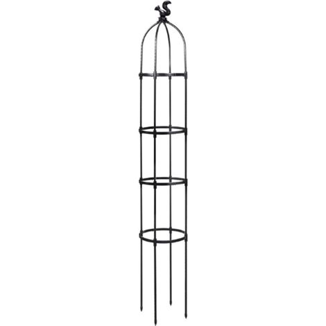 1 Lot Tuteur pour plantes grimpantes, ajustable en hauteur, fibre de verre antirouille, installation sans outil, jardin intérieur extérieur (1/5)