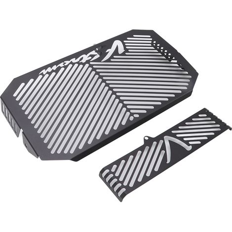 Grille de protection de radiateur d'huile et de réservoir d'eau pour moto Suzuki DL650 V-STROM 2004-2010 (noir) (1/5)