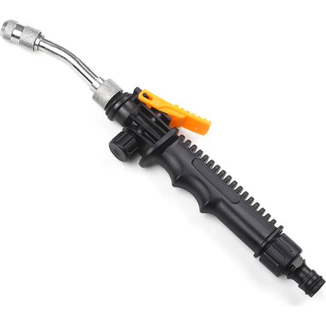 Nettoyeur haute pression 2 en 1 avec buse à jet plat et jet plat, pour un nettoyage sûr et efficace. Lance de lavage à fort impact. Idéal pour une utilisation domestique sur le bois, la brique, le bét (1/5)