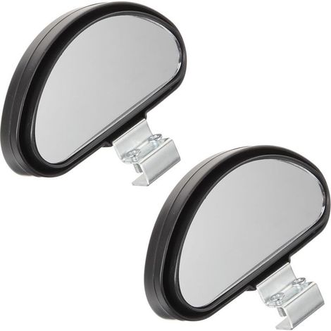[JAMAIS UTILISÉ]Miroirs d'angle Aveugle Car Miroir Grand Angle Universel ajusté pour Les Voitures universelles 2pcs Miroirs d'angle Mort, Miroir de Voiture, Miroir instructeur de Conduite, rétroviseur (1/4)