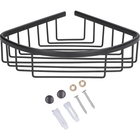Étagère triangulaire de salle de bain en acier inoxydable, support de rangement d'angle pour cuisine et salle de bain, support de douche pour la maison (1/5)