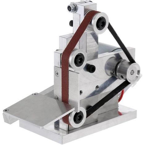 Polisseuse Ponceuse Mini ponceuse à bande électrique meuleuse multifonctionnelle ponceuse à bande bricolage polissage rectifieuse 7 engrenages bords affûteuse Cutter(2 batteries)