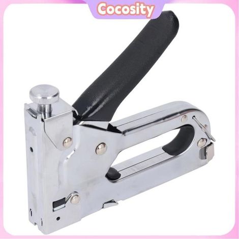 Cocosity Pistolet agrafeuse Agrafe Manuelle 3 Pouces d'une capacité de 100 pour l'emballage, la Décoration et le outillage colle (1/5)