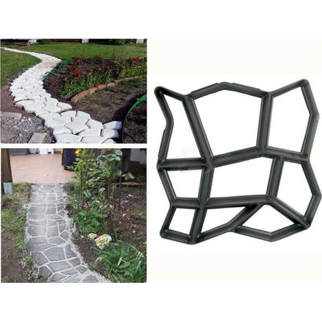 Moule à Pavé Béton en Résine Pavage Moules Pierres Stepping Stone pour Jardin Allée Chemin (1/5)