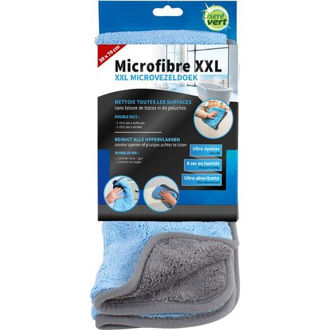 Microfibre XXL Liseré Vert spéciale ménage (1/5)