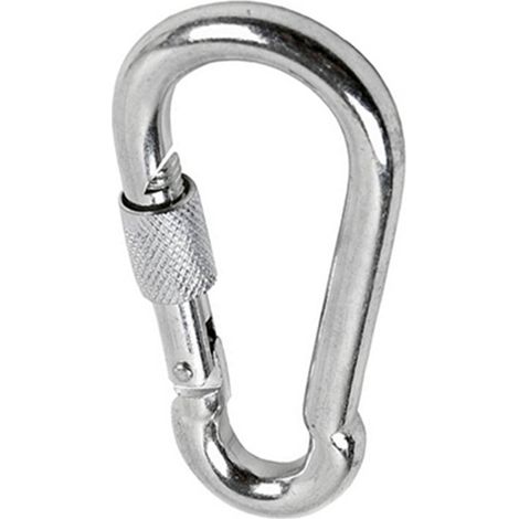 MOSCHETTONE POMPIERE CON SICURA ZN - 11X120 MM