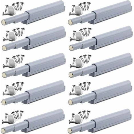 Appuyez pour ouvrir magnétique loquets Fermetures magnétiques push-open ouvre et ferme la porte avec une simple pression (10 pièces) (1/5)