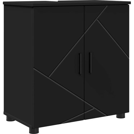 Maison Exclusive - Mobile da Bagno Nero 61 x 35 x 64 cm (1/5)