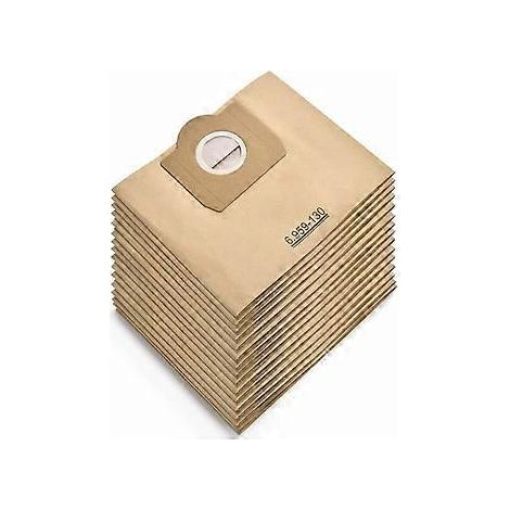 15 sacs d'aspirateur pour Krcher WD3, MV3, filtres de rechange (1/5)