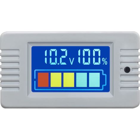 Misuratore di capacità di tensione del monitor della batteria, misuratore di capacità percentuale, voltmetro 0100 V (1/5)