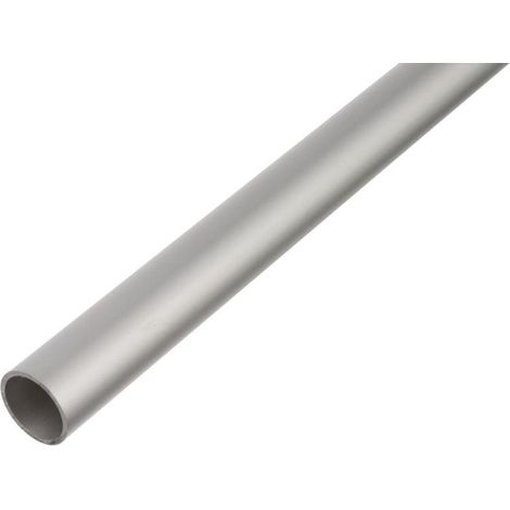 GAH Alberts Rundrohr glatt, , Durchmesser 8mm L1000mm, S1mm Aluminium silberf. Elox.