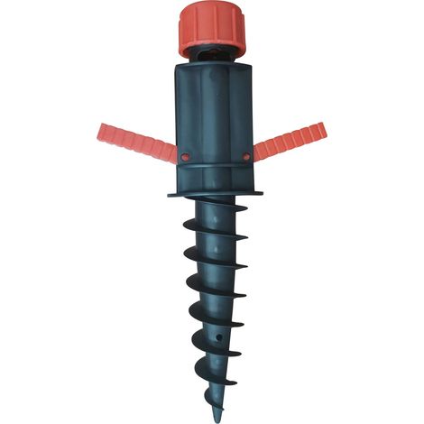 Anclaje de arena para sombrilla con forma de espiral Ø máx 32mm plástico mod. Gigante