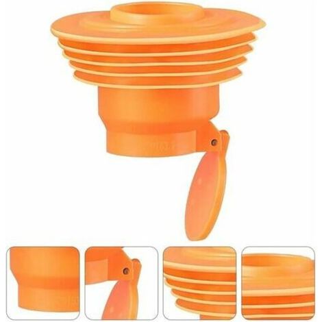 Guarnizione di scarico in silicone anti-riflusso, sifone di scarico antiodore, guarnizione per tubo di scarico per lavatrice e casa (1/4)