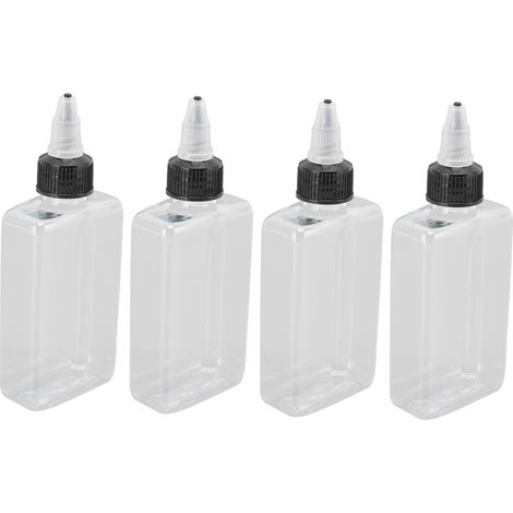 4 Bouteilles d'Huile Portables 100ML Réutilisables pour BBQ, Camping et Cuisine Extérieure (1/5)