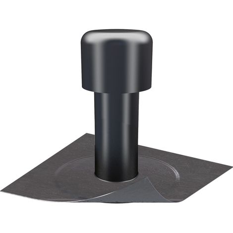 Flachdach Lüfterelement DN 125 Bitumen mit abnehmbarem Kopfteil (1/4)