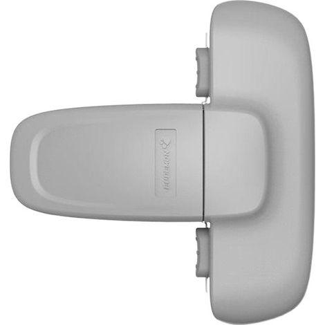 Cerradura para puerta con seguro para niños, cerradura para cajón, cerradura para refrigerador de una puerta, gris (1/5)