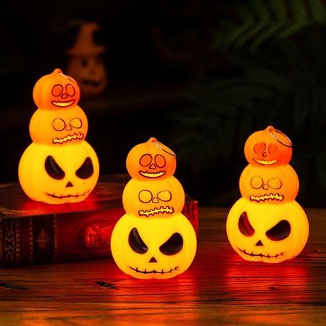 Lanterne citrouille effrayante dHalloween dcoration dHalloween dcoration extrieure de lanterne de citrouille 3 PZCC (1/4)