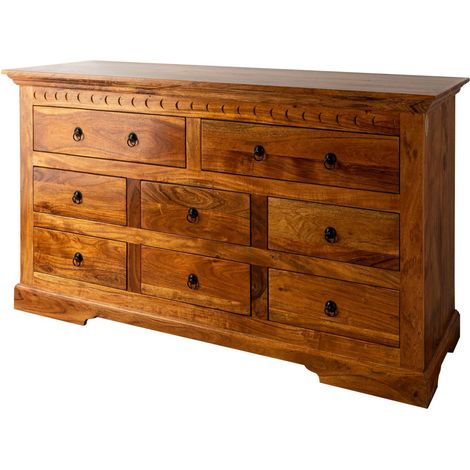 Kommode Akazie 145x49x85 honig  lackiert OXFORD 0524