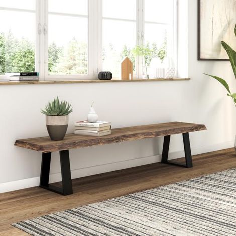 Pata de mesa baja o banco Fabricado en Acero  Acabado en Negro Poro  Medidas 38080382 mm  Altura: 38,2 cm  Fácil Instalación Atornillado  1 Unidad, - (1/4)