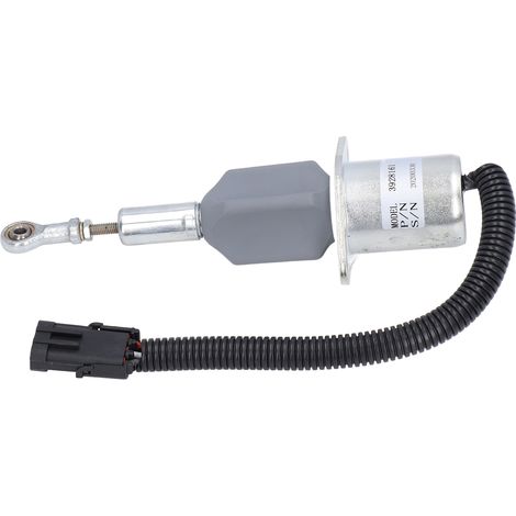 Solenoïde d'arrêt moteur 24V 3928161, vanne de coupure de carburant, remplacement pour Cummins 6CT 8.3L (1/5)