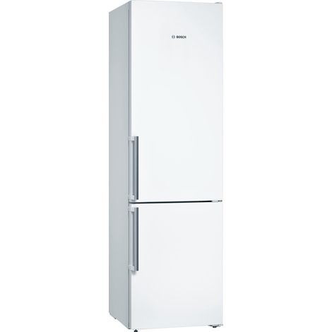 Bosch Serie 4 KGN39VWEQ Frigorifero Combinato da libera installazione 203 x 60 cm Bianco Classe E. Capacità netta totale: 368 L. Cerniera porta: Destra. Classe climatica: SN-T, Emissione acustica: ...