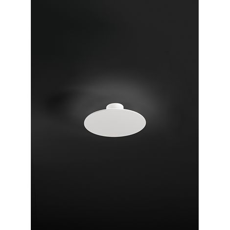 Plafonnier LED 28W CCT Dimmable 3000K-6000K Structure en Métal et Aluminium Verni par Poudre Couleur Blanc Mat - Perenz Dispositif d'Éclairage