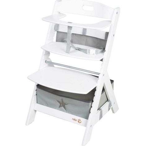 Chaise haute évolutive ROBA LIV UP blanca 6 meses a 70 kg set organisateur incluido (1/4)